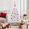vidaXL Sapin de No&euml;l Artificiel &agrave; Branches Articul&eacute;es Blanc 120 cm