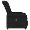 vidaXL Fauteuil de massage inclinable Noir Tissu
