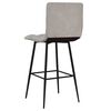 vidaXL Tabouret de bar Gris clair Velours