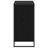vidaXL Buffet Ch&ecirc;ne noir 79 x 36 x 75.5 cm Bois d'ing&eacute;nierie