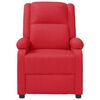 vidaXL Fauteuil de massage Rouge Similicuir