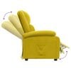 vidaXL Fauteuil inclinable jaune velours