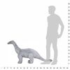 vidaXL Jouet en peluche Dinosaure Brachiosaurus Gris XXL