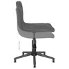 vidaXL Chaises pivotantes &agrave; manger lot de 4 gris fonc&eacute; velours
