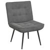 vidaXL Chaise de relaxation gris fonc&eacute; 64x74x84 cm velours