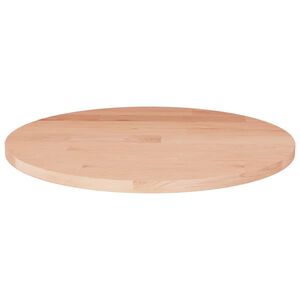 vidaXL Dessus de table rond &Oslash;30x1,5 cm Bois de ch&ecirc;ne massif non trait&eacute;