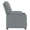 vidaXL Fauteuil inclinable Gris clair Tissu