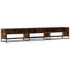 vidaXL Meuble TV ch&ecirc;ne fum&eacute; 270x40x46 cm bois d'ing&eacute;nierie
