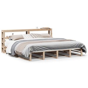 vidaXL Cadre de lit sans matelas 180x200 cm bois massif de pin