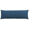 vidaXL Coussins de canap&eacute; 2 pcs Bleu 120 x 40 cm tissu