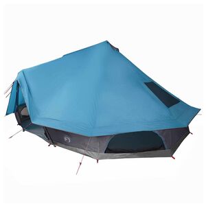 vidaXL Tente Tipi avec toit Bleu 680 x 430 x 270 cm taffetas