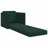 vidaXL Canap&eacute;-Lit 60cm Vert fonc&eacute; Velours