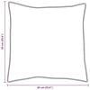 vidaXL Oreiller avec oreiller 2 pcs Blanc 65 x 65 cm Coton