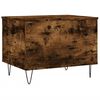 vidaXL Table basse Chêne fumé 60x44,5x45 cm Bois d'ingénierie