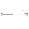 vidaXL Ressort &agrave; gaz hydraulique 2 pcs Argent&eacute; 280 x 17 x 16 mm