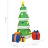 vidaXL Sapin de Noël gonflable avec LED Int/Ext 240 cm