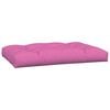 vidaXL Coussins de palette lot de 2 rose tissu