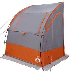 vidaXL Tente de hayon personne 194 x 180 x 210 cm Gris et orange