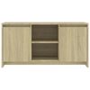 vidaXL Meuble TV Ch&ecirc;ne sonoma 102x37,5x52,5 cm Bois d'ing&eacute;nierie