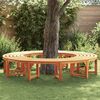 vidaXL Banc d'Arbre 2 pcs Naturel 160 x 80 x 45 cm