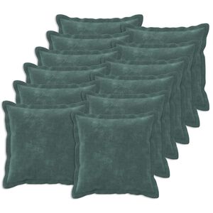 vidaXL Housse de coussin 12 pc HOUTEN Bleu marine 40 x 40 cm