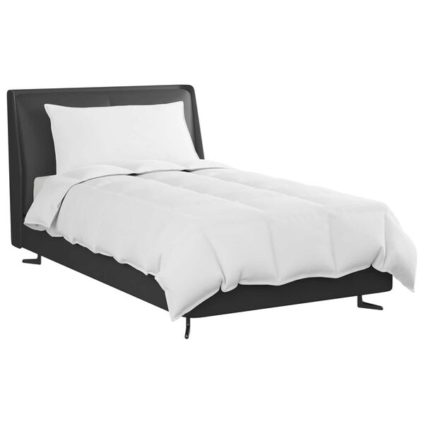 vidaXL Duvet d'été simple avec oreiller 2 pcs Blanc Plume de canard