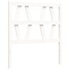 vidaXL Cadre de lit sans matelas blanc 90x200 cm bois massif