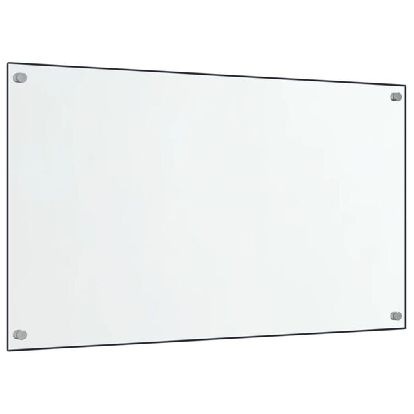 vidaXL Dosserets de cuisine 2 pcs transparent 70x60 cm verre trempé