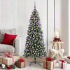 vidaXL Sapin de No&euml;l artificiel Vert 150 cm PVC, plastique et acier