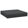vidaXL Coussin de palette noir 60x60x8 cm tissu oxford