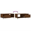 vidaXL Table basse Ch&ecirc;ne marron 90x50x36,5 cm Bois d'ing&eacute;nierie