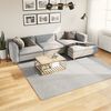 vidaXL Tapis HUARTE &agrave; poils courts doux et lavable gris 240x240 cm