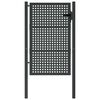 vidaXL Portail de jardin Anthracite 100x150 cm Acier