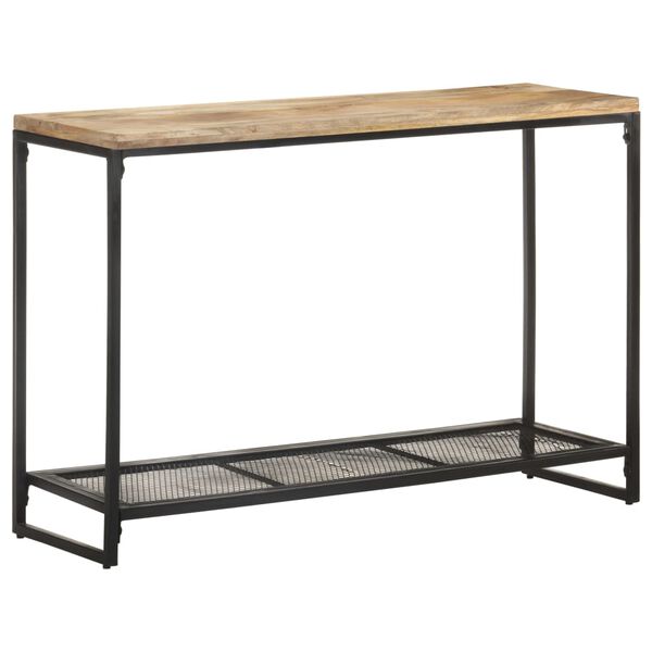 vidaXL Table console 110x35x75 cm Bois de manguier massif