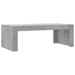 vidaXL Table basse gris b&eacute;ton 102x50x36 cm bois d'ing&eacute;nierie