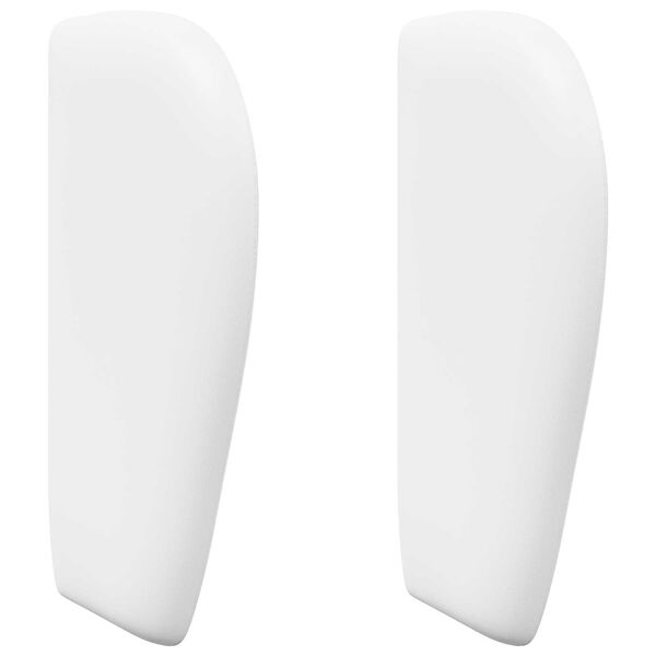 vidaXL Oreille de t&ecirc;te de lit Autre Blanc pur 40 x 23 x 6 cm