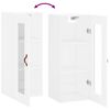 vidaXL Armoire murale blanc 34,5x34x90 cm
