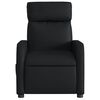 vidaXL Fauteuil inclinable &eacute;lectrique Noir Similicuir