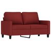 vidaXL Ensemble de canap&eacute;s 4 pcs avec coussins Rouge bordeaux Tissu