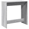 vidaXL Table de bar sonoma gris 102x50x103,5 cm bois d'ing&eacute;nierie