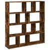 vidaXL Biblioth&egrave;que ch&ecirc;ne fum&eacute; 132x29x141,5 cm bois d'ing&eacute;nierie