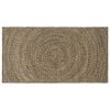 vidaXL Tapis de surface Naturel et noir 100 x 200 cm Jute