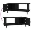 vidaXL Table basse Noir 90x50x40 cm Bois d'ing&eacute;nierie