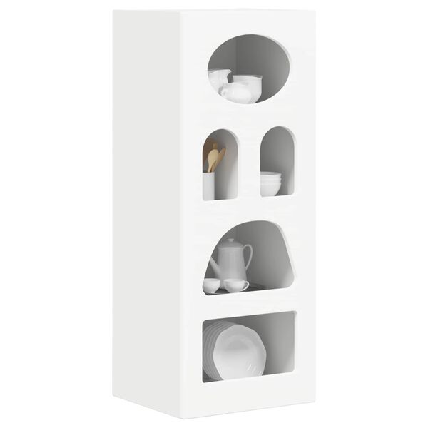 vidaXL Buffet Blanc 40 x 35 x 100,5 cm Bois d'ing&eacute;nierie