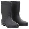 vidaXL Bottes de pluie noir taille 46 PVC