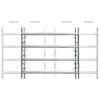 vidaXL Grilles r&eacute;glables de s&eacute;curit&eacute; de fen&ecirc;tres 2 pcs 1000-1500 mm