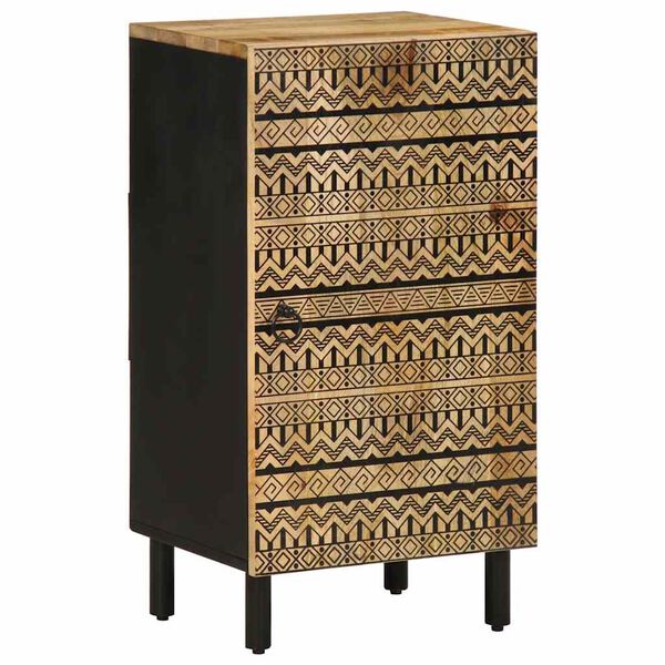 vidaXL Buffet 40x33,5x75 cm bois de manguier brut massif