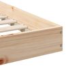 vidaXL Cadre de lit Marron 160 x 210 cm Pin massif