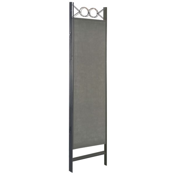 vidaXL Cloison de s&eacute;paration 4 panneaux Anthracite 160 x 180 cm