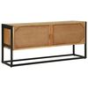vidaXL Meuble TV Marron 110 x 30 x 50 cm Bois d'acacia massif